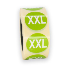 Стікери "Розмір одягу - XXL"