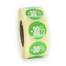 Стікер "ЗНИЖКА - 30%"