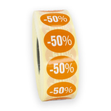 Стікери "ЗНИЖКА - 50%"
