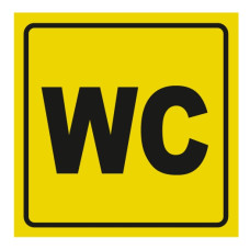 Стікер "WC"
