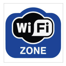Стікер "WI-FI ZONE"