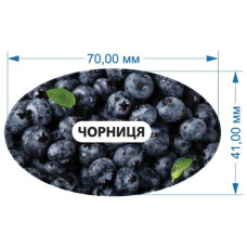 Стікер "Чорниця"