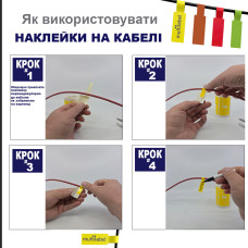 Стікери для маркування кабелів