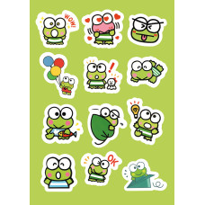 Стікерпак "Keroppi"