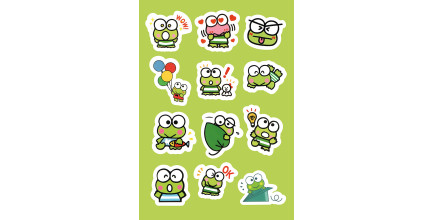 Стикерпак "Keroppi"