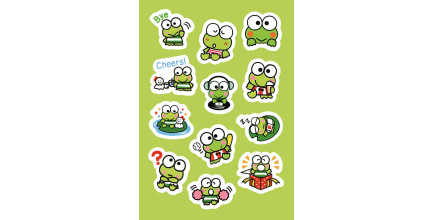 Стикерпак "Keroppi"