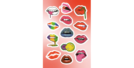 Стікерпак "Sticker Lips"