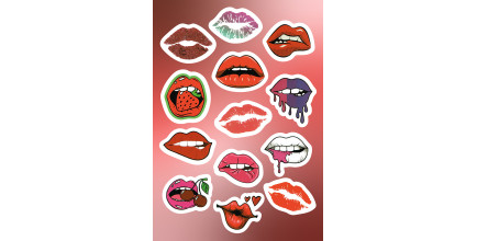 Стікерпак "Sticker Lips"