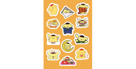 Стікерпак "Pompompurin"