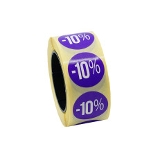 Стікер “ЗНИЖКА – 10%”